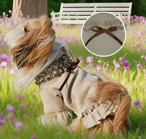 Pet knitted dress