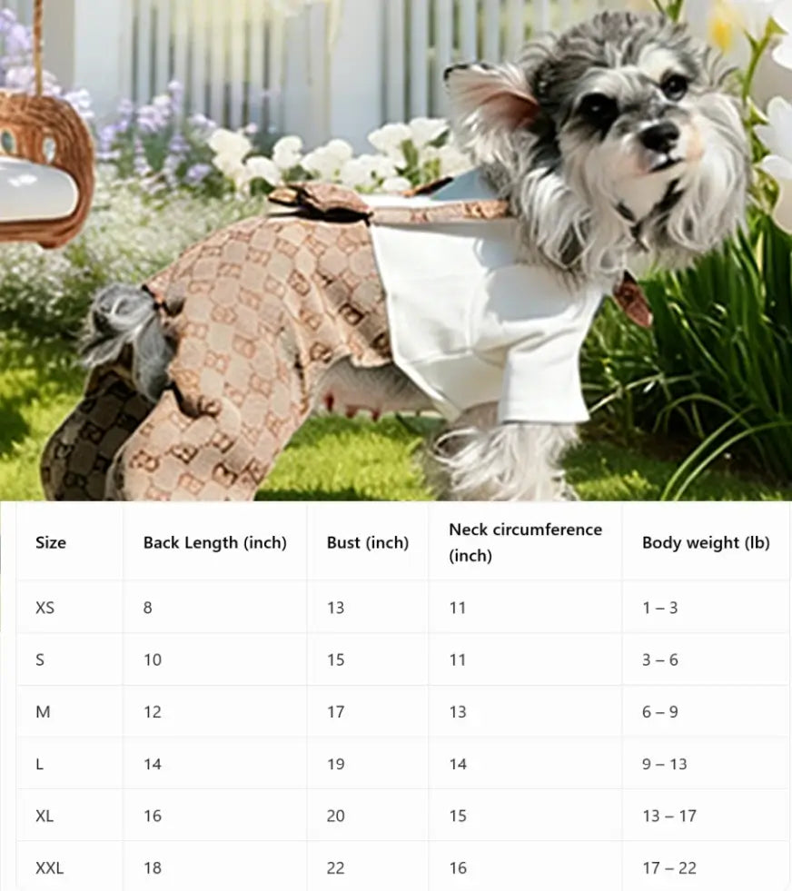 Gentleman Thin Pet Overalls