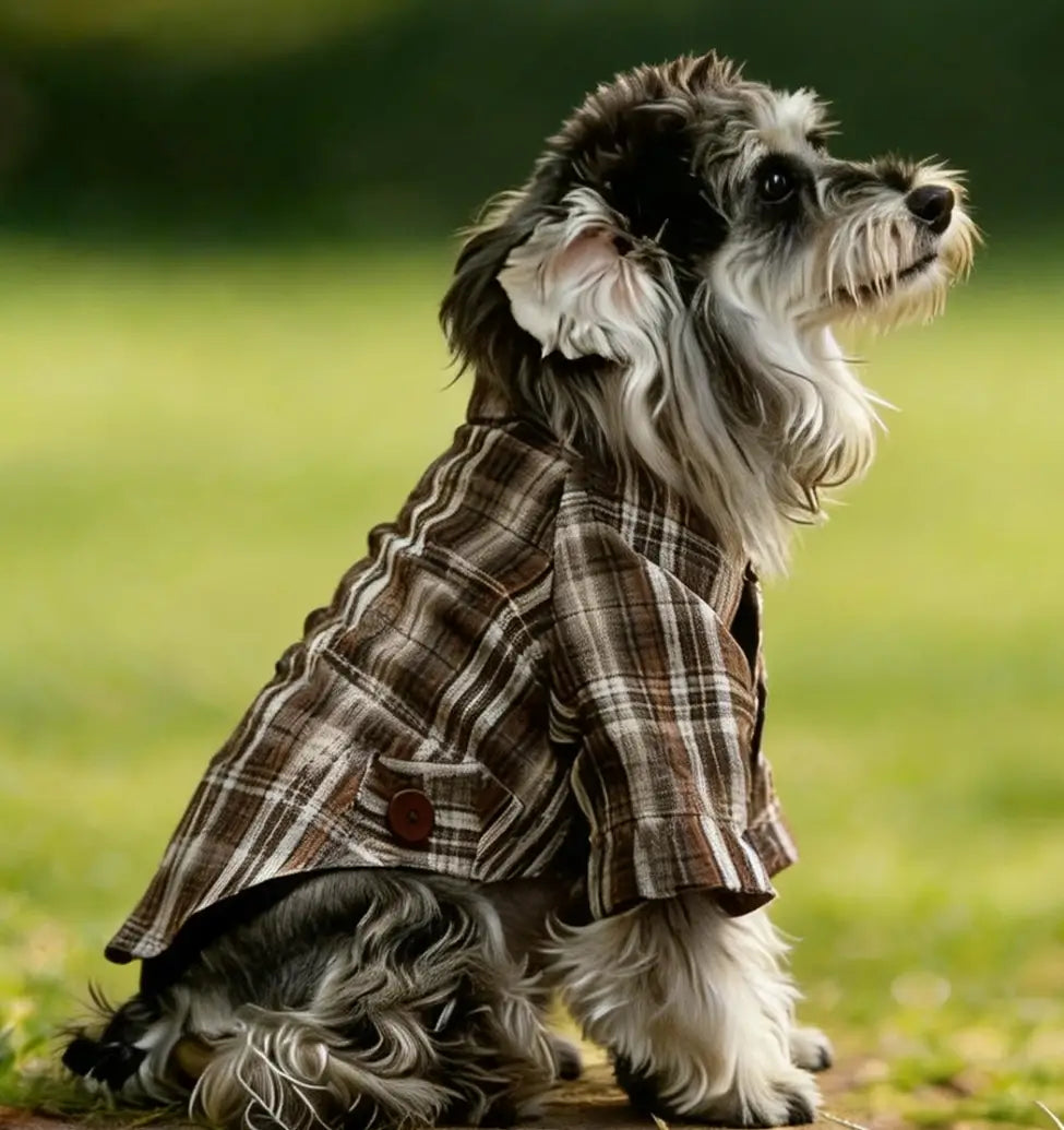 Dog Plaid Retro Shirt