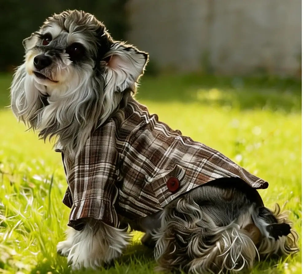 Dog Plaid Retro Shirt