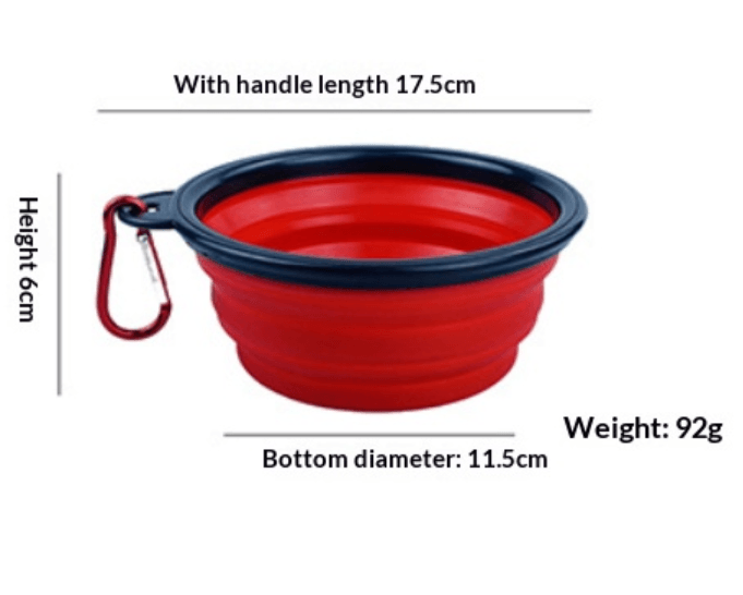 Pet folding bowl