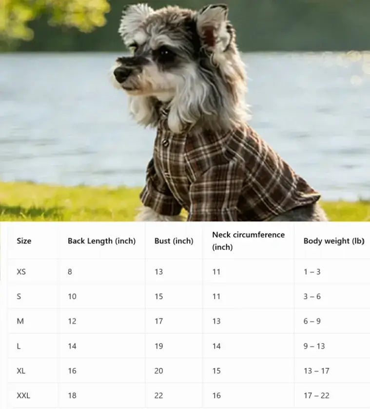 Dog Plaid Retro Shirt